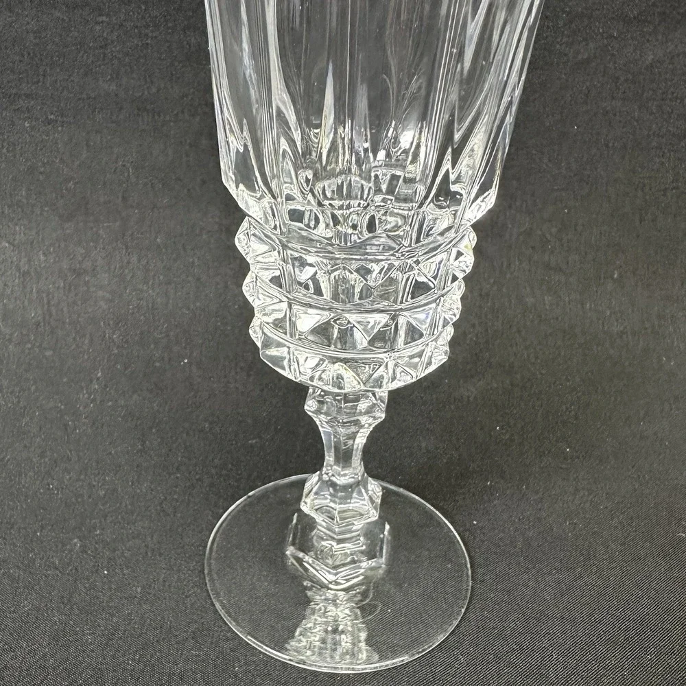 Cristal D'Arques, Durand Tuilleries Villandry Fluted Champagne Glasses, Set of 2
